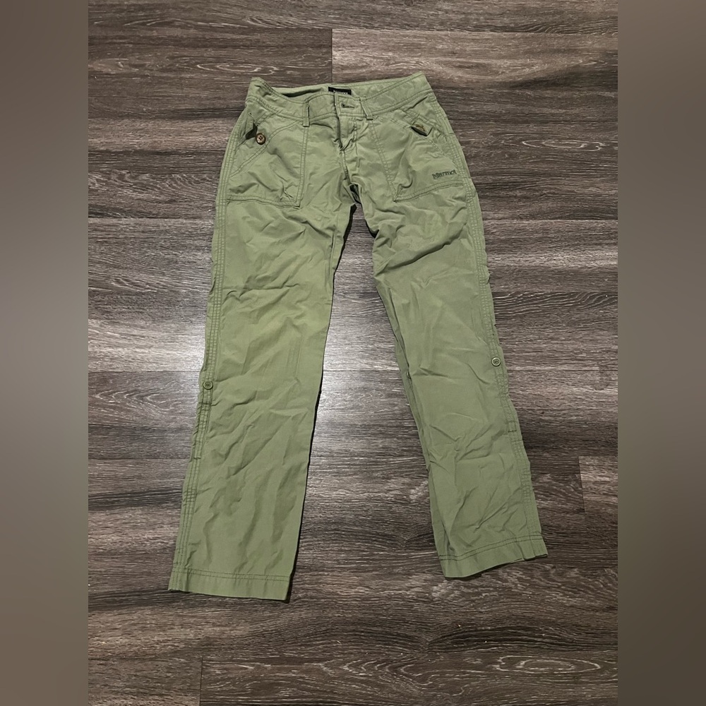 Marmot Olive Cargo Pants Active Wear Women